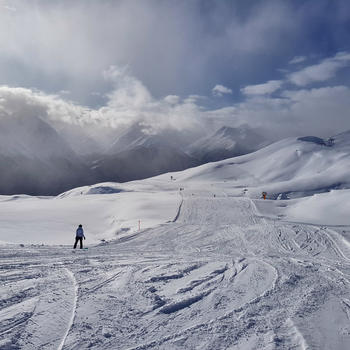 Piste nach Ftan am 16.12.2017